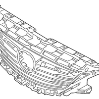 New Genuine Mazda 6 Front Grille Assembly Upper (2016-2017) OE G46L50712A