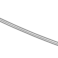New Genuine Acura MDX Front Windshield Molding Upper (2014-2020) OE 73150TZ5A01