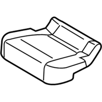 New Genuine Ford Rear Seat Cushion Cover Assembly (2018-2019) OE JL3Z-1663804-CB