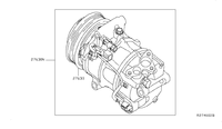 Genuine OE Nissan Maxima/Murano/Pathfinder/Quest  AC Compressor K2600-JP01MNW