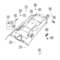 New Genuine Mopar Bulb OE L0000578AB