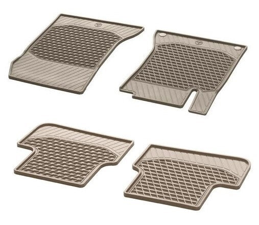 New Genuine Mercedes-Benz Front Floor Mat Set All Season Beige (2014-2020) OE