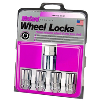 New Genuine McGard Wheel Lock Set Chrome Cone Seat  (1/2-20 Thread Size) 24198