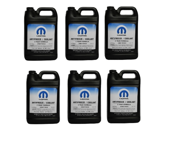 Genuine Mopar Engine Antifreeze Coolant 5 Year 6 Gallons (2000-2014) 04267020AD