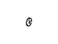 Pack of 4 New Genuine Ford Washer (1990-1996) OE N801527-S2