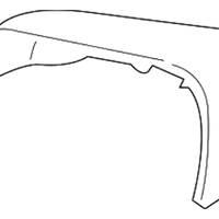 New Genuine Ford Explorer Door Mirror Cover Left (2023-2024) OE NB5Z17D743EA