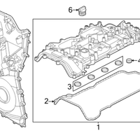 New Genuine Ford Valve Cover Seal Gasket (2023-2025) OE P2GZ6584C