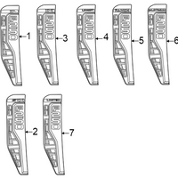 Genuine Ford F-250 Super Duty Name Plate Emblem Badge (2023-2024) OE PC3Z16720AC