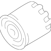 New Genuine Mazda Engine Oil Filter Assembly (2021-2024) OE PE0114302BMV