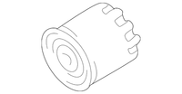 New Genuine Mazda Engine Oil Filter Assembly (2021-2024) OE PE0114302BMV