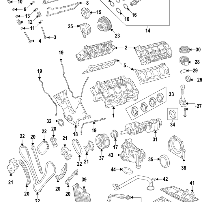 Genuine Ford Mustnag Engine Camshaft Assembly 5.0L (2024-2025) OE PR3Z6250B