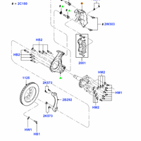 New Genuine Ford Washer Hardware (2008-2019) OE W302881S443