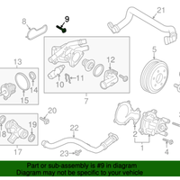 New Genuine Ford Bolt W500100S437 / W500100-S437 OEM