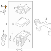 Genuine Ford Air Filter Housing Screw Bolt (2010-2023) OE W711655S300