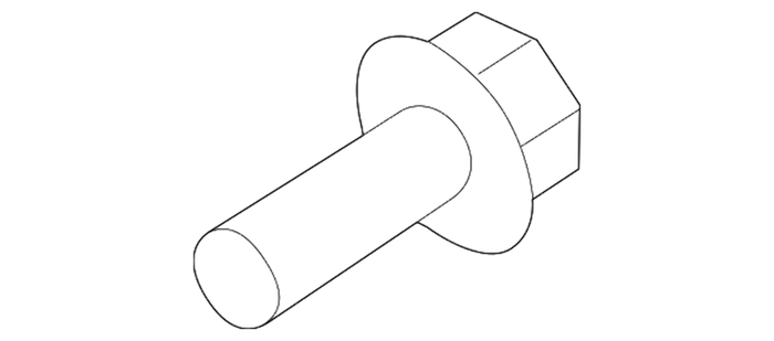 Genuine Ford OE Bolt W713778-S439