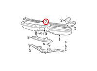 Genuine Ford F-150 Rear Bumper Step Pad Protector Scratch Guard Cover OE